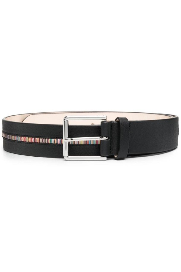 Paul Smith - 벨트 - 폴스미스 남성 벨트 SIGNATURE STRIPE LEATHER BELT NB30