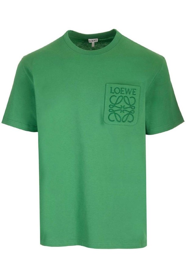 LOEWE - 반팔티셔츠 - 로에베 남성 티셔츠 Cotton T shirt NB19