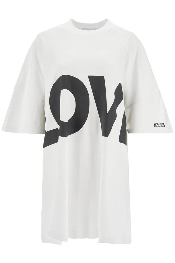 MOSCHINO - 긴소매 원피스 - 모스키노 여성 원피스 love t shirt dress out NB02