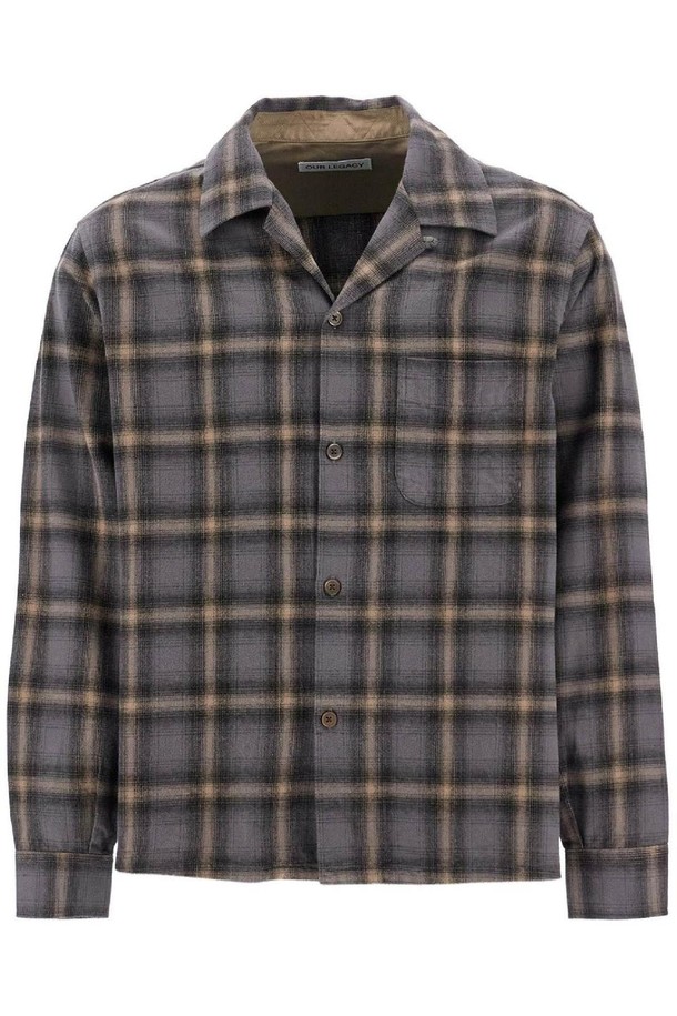 OUR LEGACY - 긴팔셔츠 - 아워레가시 남성 셔츠 heusen flannel shirt NB02