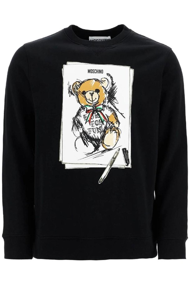 MOSCHINO - 스웨트셔츠 - 모스키노 남성 맨투맨 후드 teddy bear sweatshirt NB02