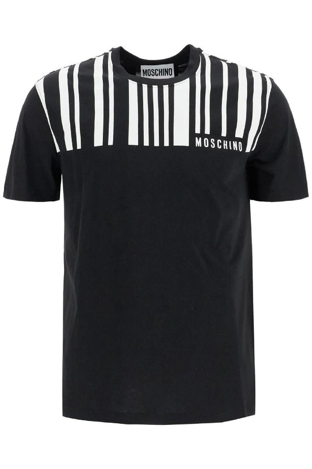 MOSCHINO - 반팔티셔츠 - 모스키노 남성 티셔츠 barcode t shirt NB02