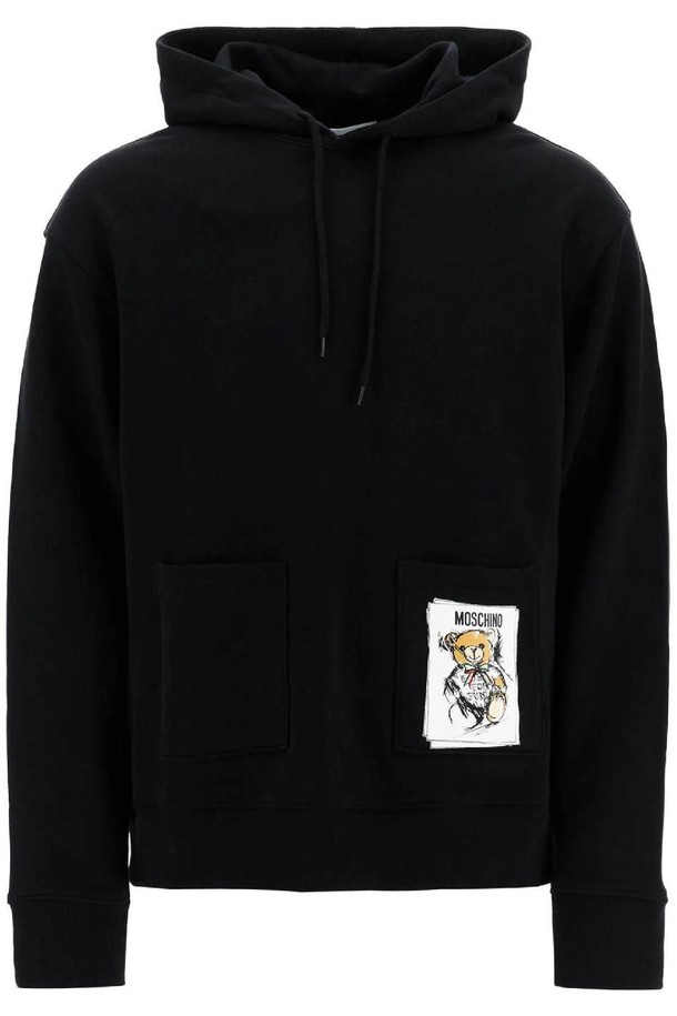 MOSCHINO - 스웨트셔츠 - 모스키노 남성 맨투맨 후드 hooded teddy bear sweatshirt NB02