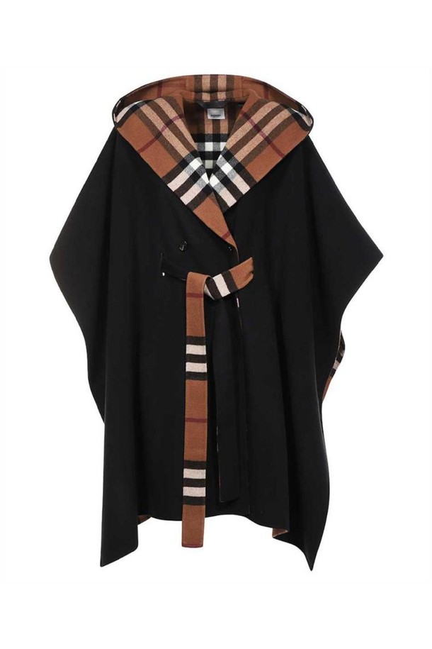 BURBERRY - 자켓 - 버버리 여성 케이프 Burberry 8057774 NAVAN Poncho   Brown NB24