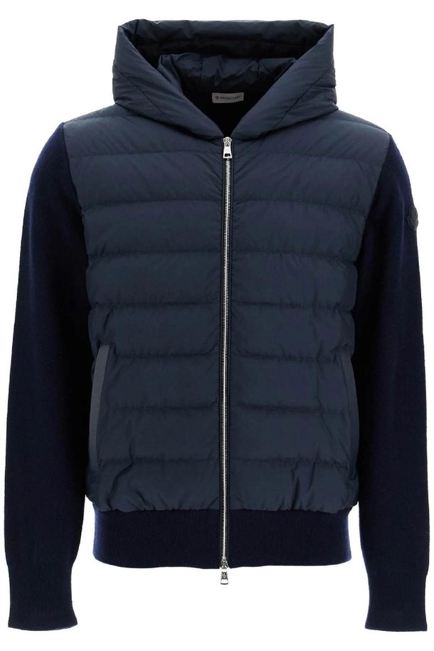 MONCLER - 스웨터 - 몽클레어 남성 스웨터 hybrid hooded cardigan NB02