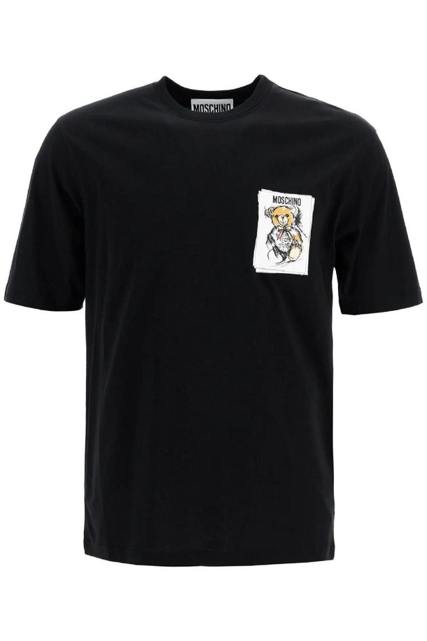 MOSCHINO - 반팔티셔츠 - 모스키노 남성 티셔츠 teddy bear t shirt NB02