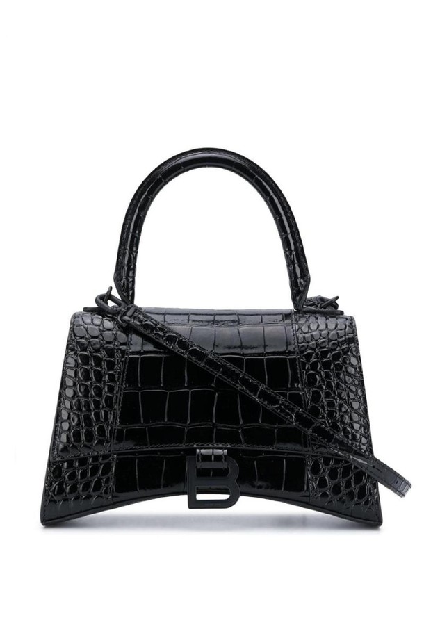 BALENCIAGA - 숄더백 - 발렌시아가 여성 숄더백 HOURGLASS SMALL LEATHER HANDBAG NB30