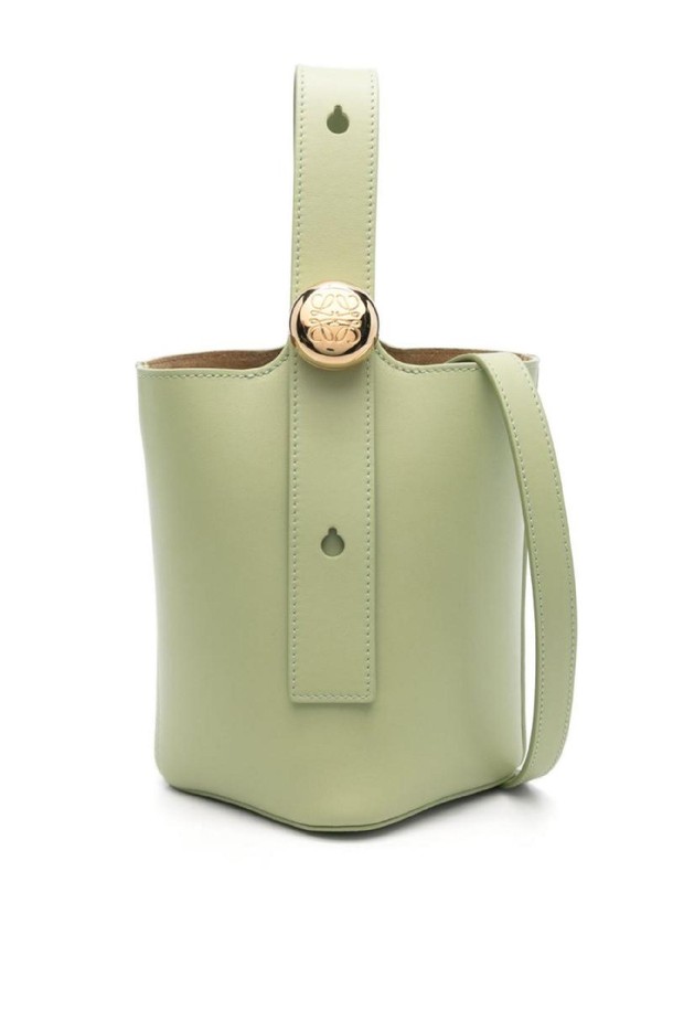 LOEWE - 숄더백 - 로에베 여성 버킷백 PEBBLE MINI LEATHER BUCKET BAG NB30