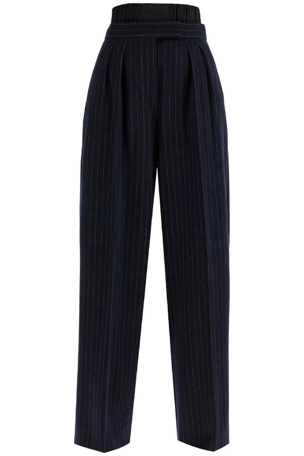 MAX MARA - 롱/미디팬츠 - 막스마라 여성 바지 striped pants with piro NB02