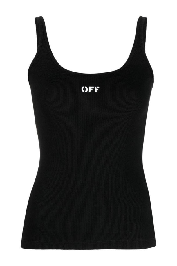 OFF-WHITE - 셔츠 - 오프화이트 여성 셔츠 블라우스 LOGO TANK TOP NB30