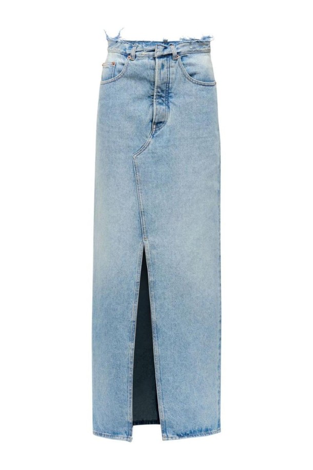 MM6 Maison Margiela - 미디스커트 - 엠엠식스 메종마르지엘라 여성 스커트 DENIM LONG SKIRT NB30