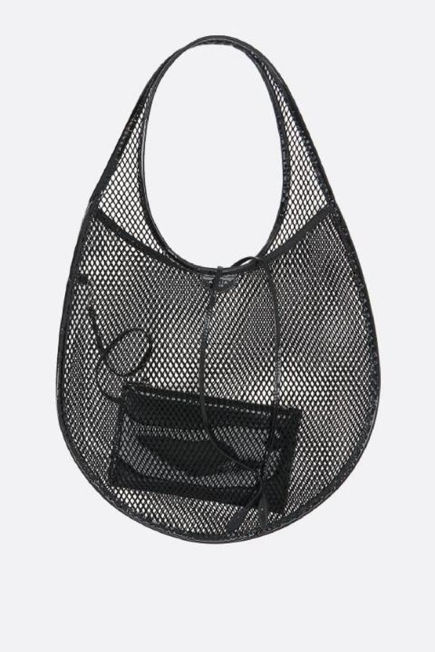 ALAIA - 숄더백 - 알라이아 여성 숄더백 One Piece medium bag in fishnet NB26