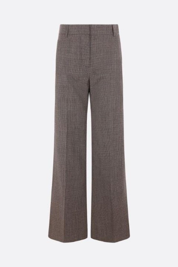 STELLA McCARTNEY - 롱/미디팬츠 - 스텔라 맥카트니 여성 바지 check wool bootcut trousers NB26