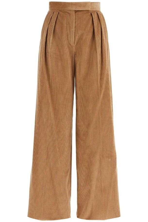 MAX MARA - 롱/미디팬츠 - 막스마라 여성 바지 corduroy pants in g NB02