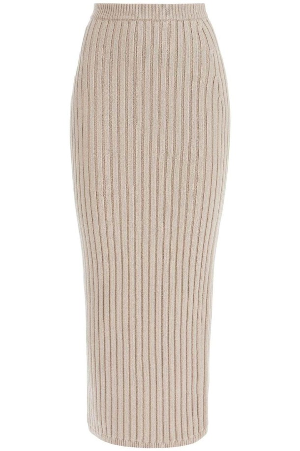 MAX MARA - 미디스커트 - 막스마라 여성 스커트 seta rib knit skirt NB02