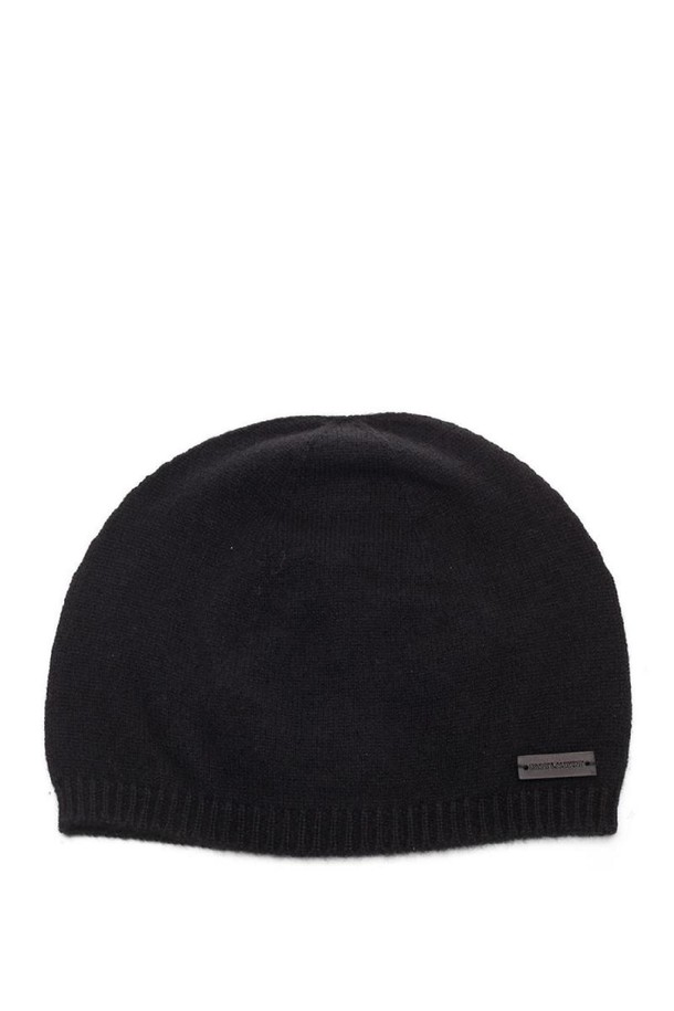 SAINT LAURENT - 모자 - 생로랑 남성 모자 Black cashmere beanie NB19