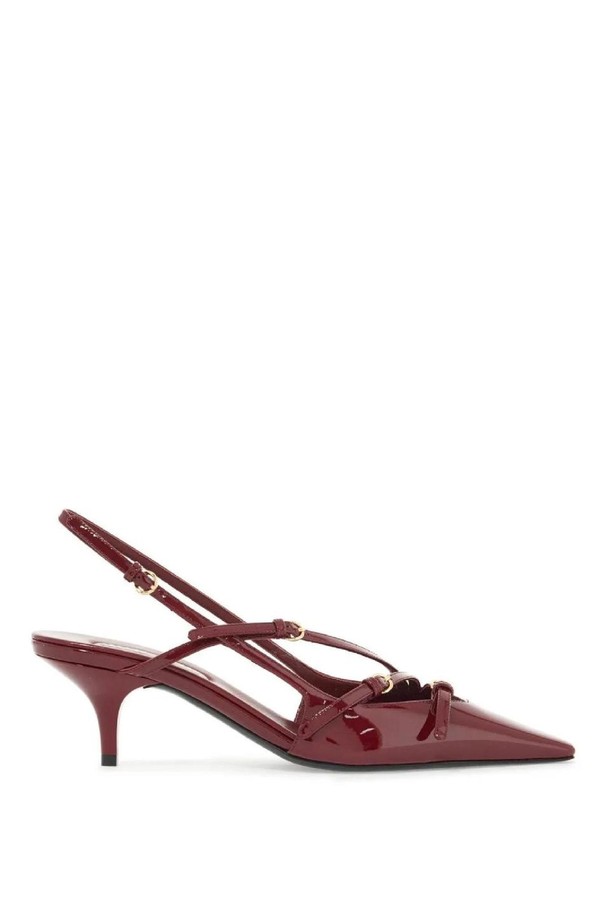 MIU MIU - 펌프스 - 미우미우 여성 펌프스 patent leather slingback pumps with straps NB02