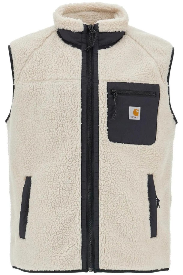 Carhartt WIP - 블루종/점퍼 - 칼하트 WIP 남성 자켓 prentis liner vest in sherpa fleece NB02