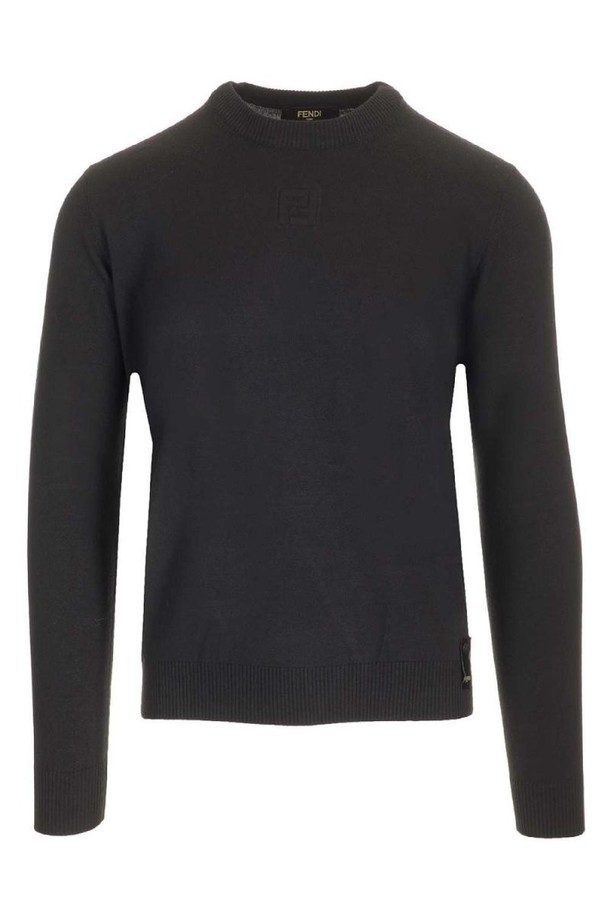 FENDI - 스웨터 - 펜디 남성 스웨터 Crewneck sweater in merino wool NB19