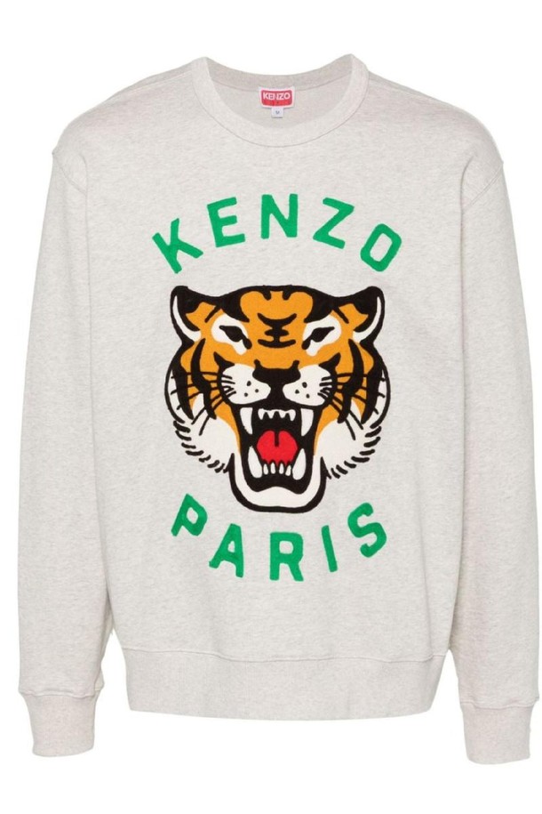 KENZO - 스웨트셔츠 - 겐조 남성 맨투맨 후드 LUCKY TIGER COTTON SWEATSHIRT NB30