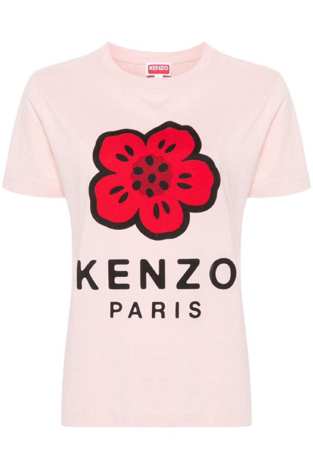 KENZO - 반소매 티셔츠 - 겐조 여성 티셔츠 BOKE FLOWER COTTON T SHIRT NB30