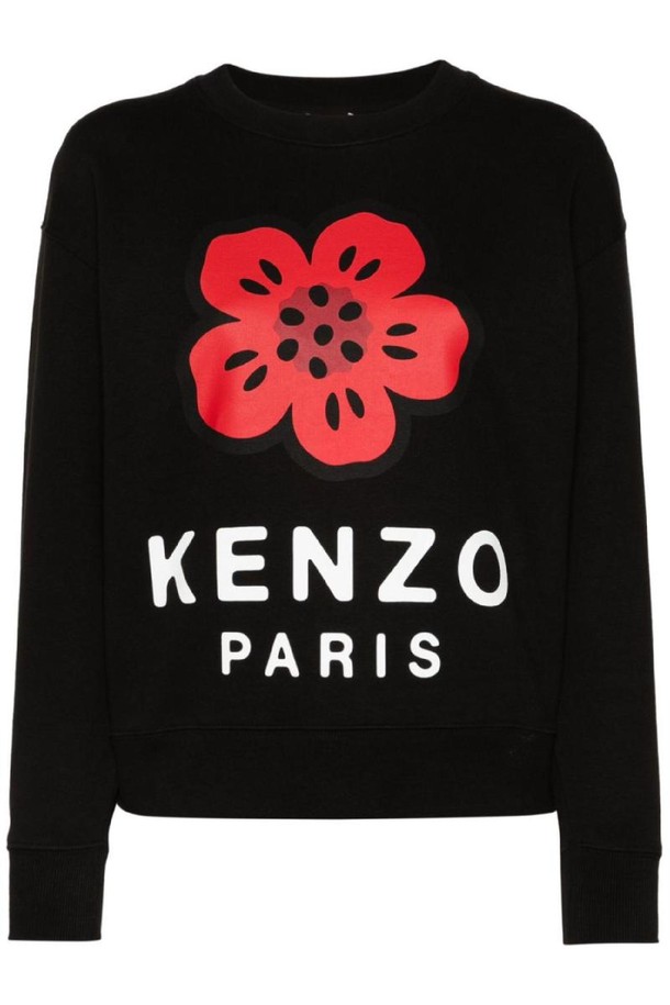 KENZO - 스웨터 - 겐조 여성 맨투맨 후드 BOKE FLOWER COTTON SWEATSHIRT NB30