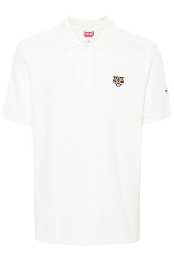 KENZO - 반팔티셔츠 - 겐조 남성 폴로티 LUCKY TIGER ORGANIC COTTON POLO SHIRT NB30