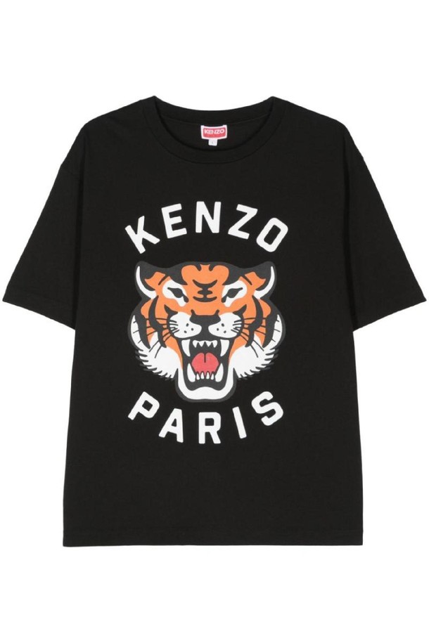 KENZO - 반팔티셔츠 - 겐조 남성 티셔츠 LUCKY TIGER COTTON T SHIRT NB30