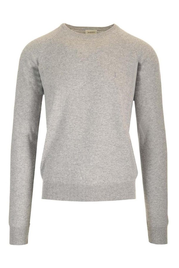 SAINT LAURENT - 스웨터 - 생로랑 남성 스웨터 cashmere crew neck sweater NB19