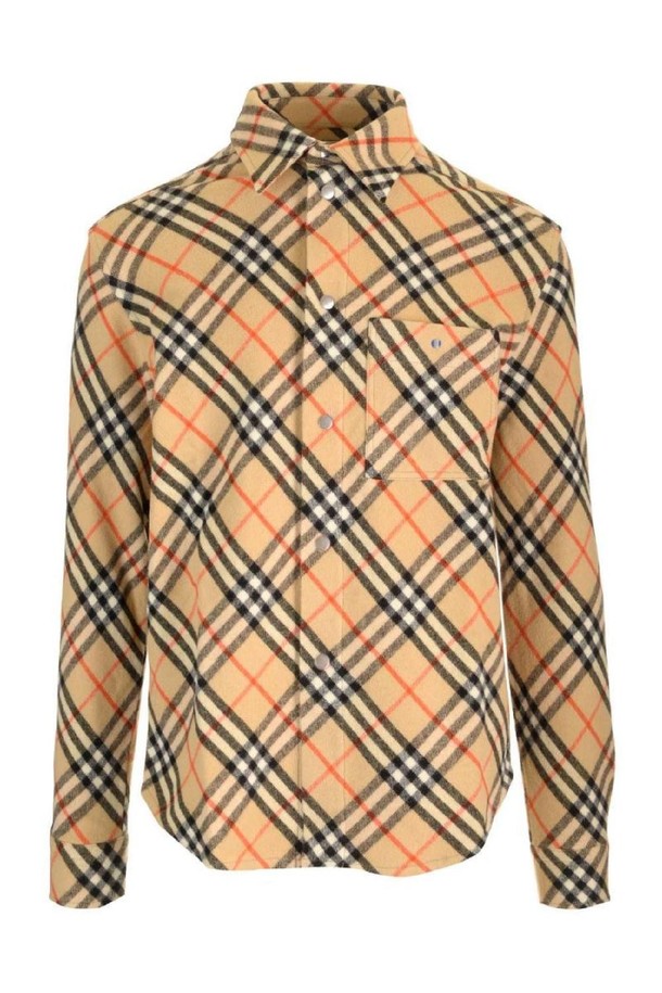 BURBERRY - 긴팔셔츠 - 버버리 남성 셔츠 shirt with Burberry Check NB19