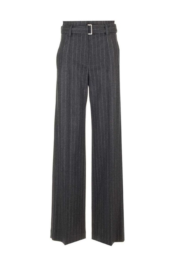 BRUNELLO CUCINELLI - 롱/미디팬츠 - 브루넬로 쿠치넬리 여성 바지 wool flannel trousers NB19