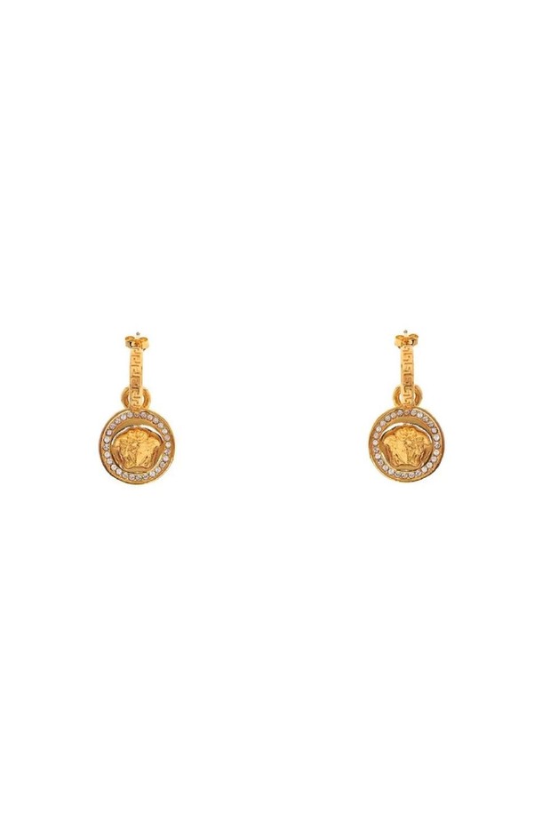 VERSACE - 귀걸이 - 베르사체 여성 귀걸이  greek medusa earrings with cr NB02