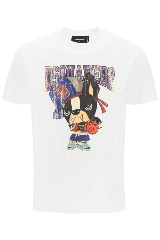 Dsquared2 - 반팔티셔츠 - 디스퀘어드2 남성 티셔츠 cool fit t shirt with graphic print NB02