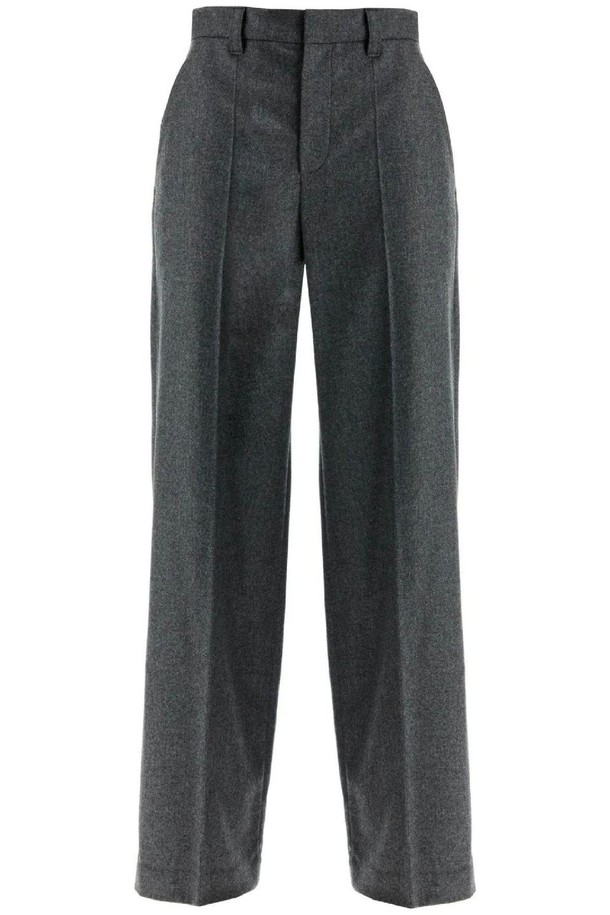 BRUNELLO CUCINELLI - 롱/미디팬츠 - 브루넬로 쿠치넬리 여성 바지 tailored flannel trousers for NB02