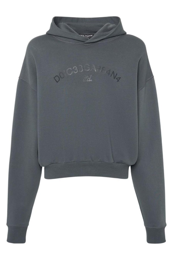 DOLCE & GABBANA - 후디 - 돌체앤가바나 남성 후드티 Cropped jersey sweatshirt NB01