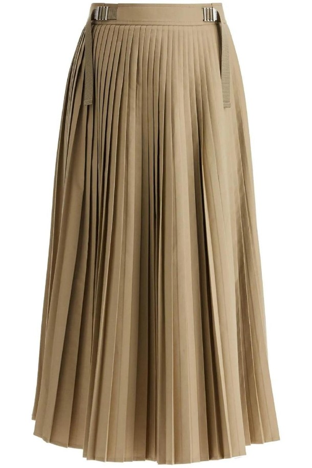 DIOR - 미디스커트 - 디올 여성 스커트 pleated cotton midi skirt NB02