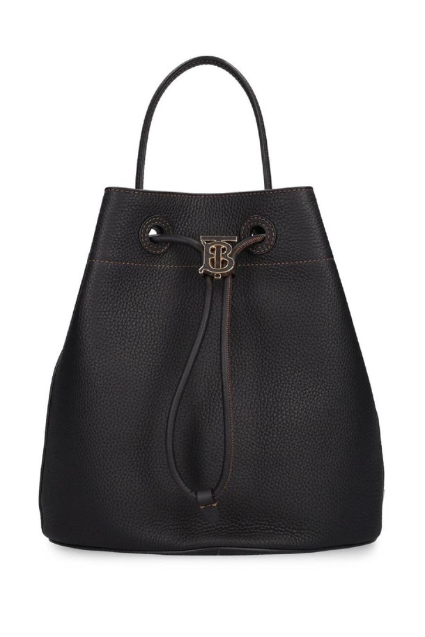 BURBERRY - 토트백 - 버버리 여성 탑핸들백 Small leather drawstring bucket bag NB01