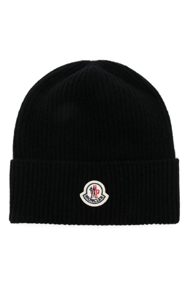 MONCLER - 모자 - 몽클레어 남성 모자 WOOL AND CASHMERE BEANIE NB30