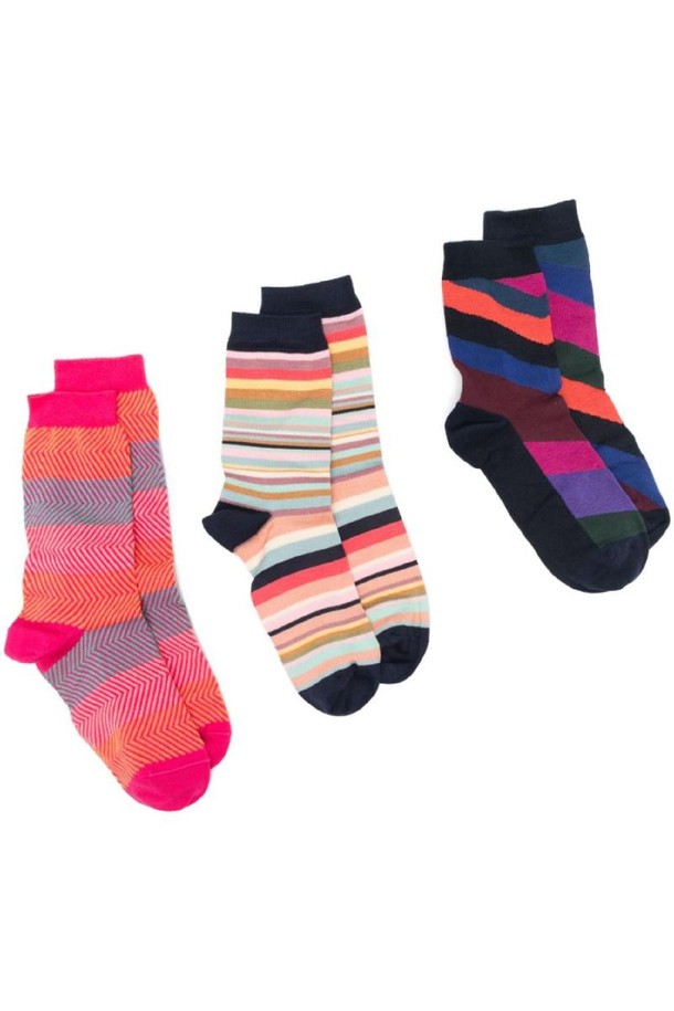 Paul Smith - 양말 - 폴스미스 여성 양말 SWIRL PATTERN SOCKS NB30