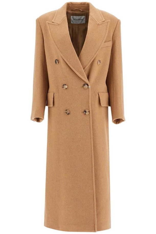 MAX MARA - 코트 - 막스마라 여성 코트 camel double breasted coat NB02