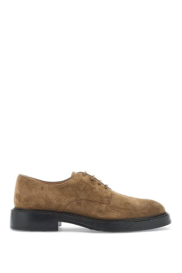 TOD'S - 드레스화 - 토즈 남성 더비 슈즈 suede leather lace up shoes NB02