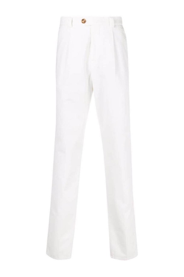 BRUNELLO CUCINELLI - 슬랙스/수트팬츠 - 브루넬로 쿠치넬리 남성 바지 COTTON CHINO TROUSERS NB30