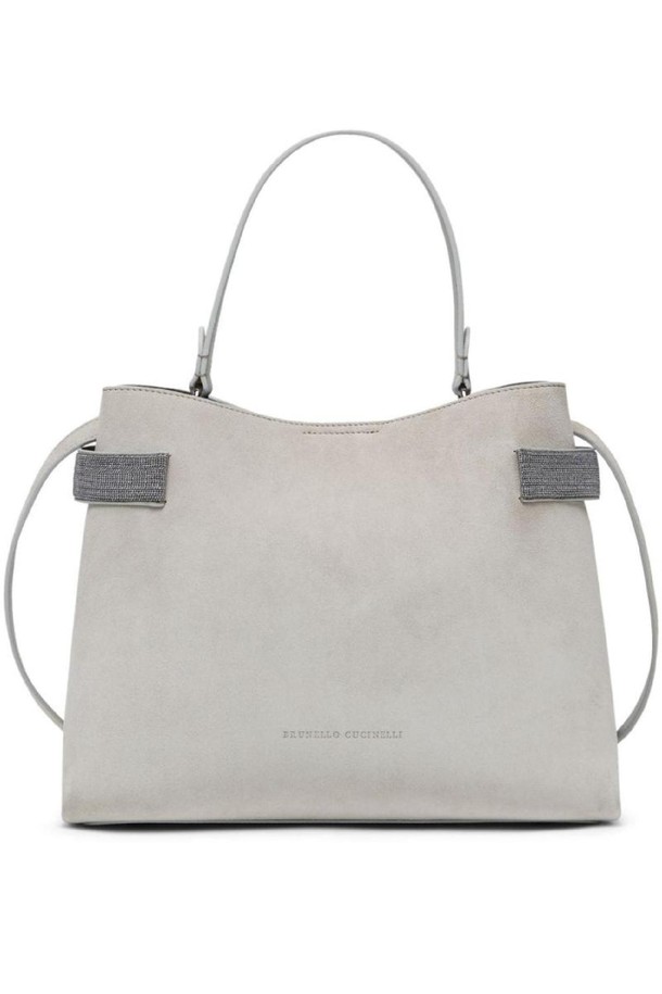 BRUNELLO CUCINELLI - 숄더백 - 브루넬로 쿠치넬리 여성 숄더백 SUEDE ESSENCE HANDBAG NB30