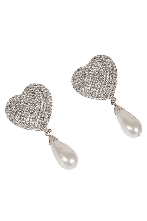 ALESSANDRA RICH - 귀걸이 - 알렉산드라리치 여성 귀걸이 HEART SHAPED CRYSTAL EARRINGS NB30