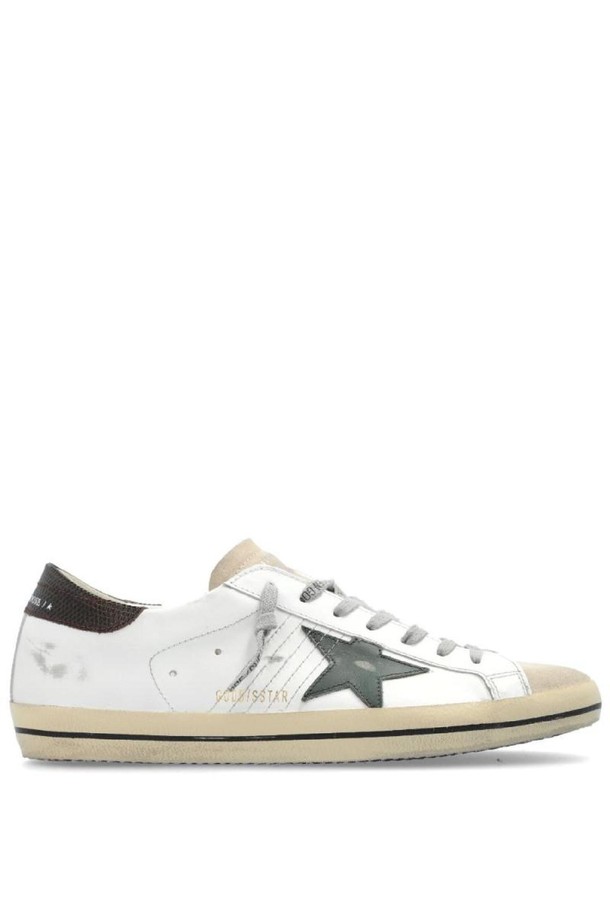 GOLDEN GOOSE  - 스니커즈 - 골든구스 남성 스니커즈 SUPER STAR LEATHER SNEAKERS NB30