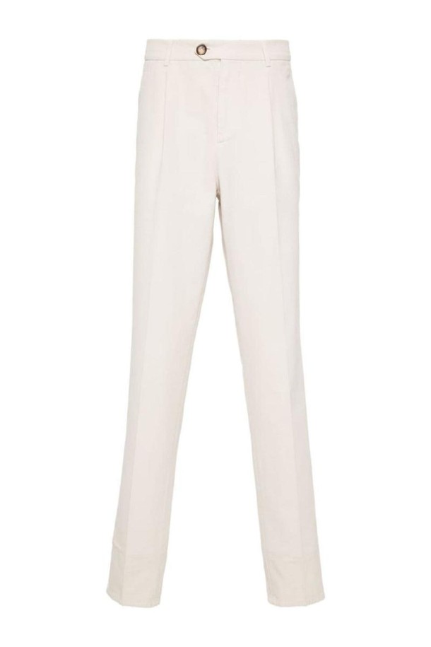 BRUNELLO CUCINELLI - 슬랙스/수트팬츠 - 브루넬로 쿠치넬리 남성 바지 COTTON CHINO TROUSERS NB30