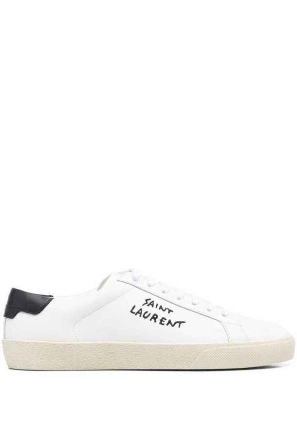 SAINT LAURENT - 스니커즈 - 생로랑 여성 스니커즈 COURT SL 06 LEATHER SNEAKERS NB30