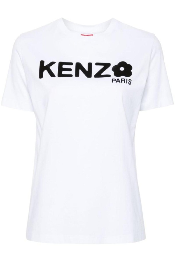 KENZO - 반소매 티셔츠 - 겐조 여성 티셔츠 BOKE 2 0 COTTON T SHIRT NB30