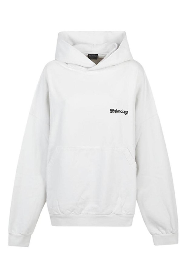 BALENCIAGA - 스웨터 - 발렌시아가 여성 맨투맨 후드 BB CORP COTTON HOODIE NB30