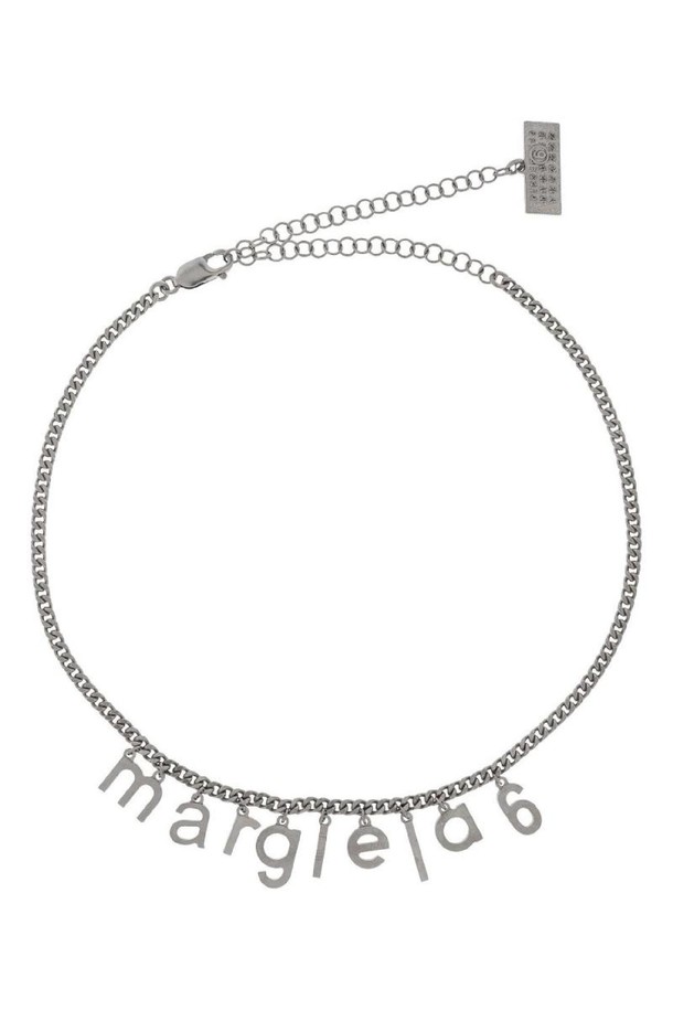 MM6 Maison Margiela - 목걸이 - 엠엠식스 메종마르지엘라 여성 목걸이 PENDANT LOGO NECKLACE NB30